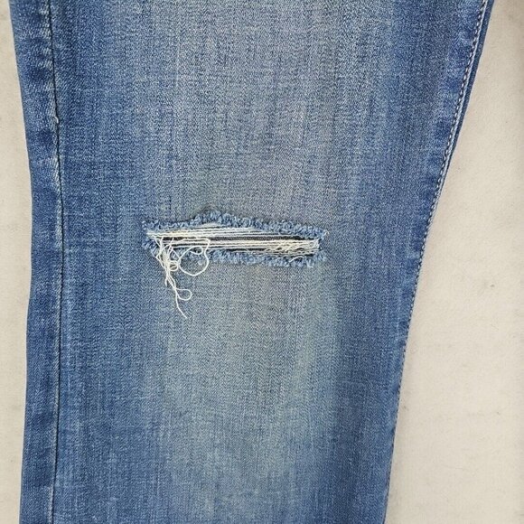 Lucky Brand Sweet Boot Jeans Womens 30 Blue Distressed Country Western Cowgirl - Picture 4 of 14